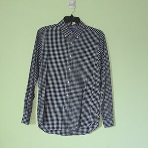 65 / 5,000 Nautica Long Sleeve Casual Decorated Blue Shirt Size L